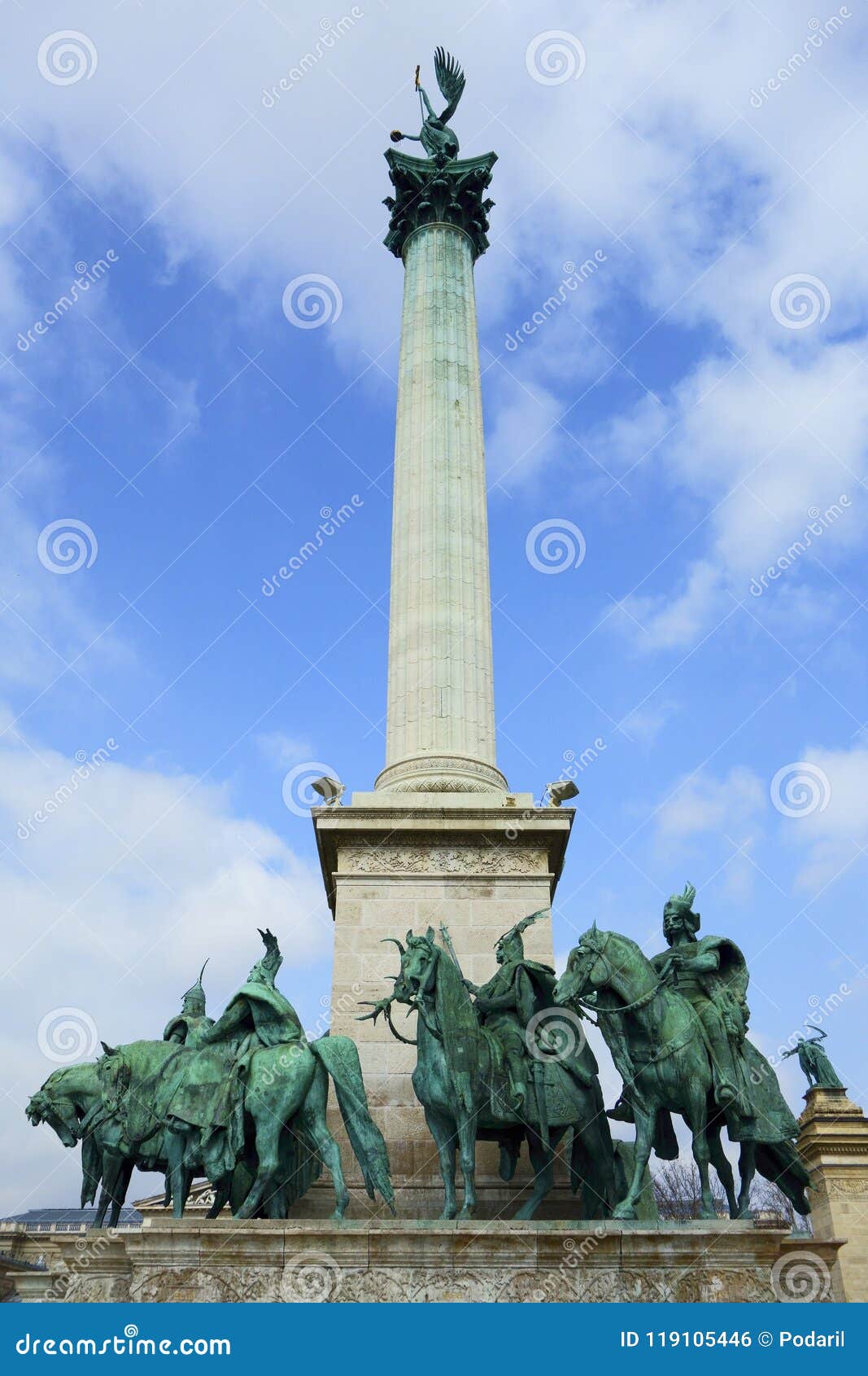 Statues of heroes stock photo. Image of europe, sculpture 119105446