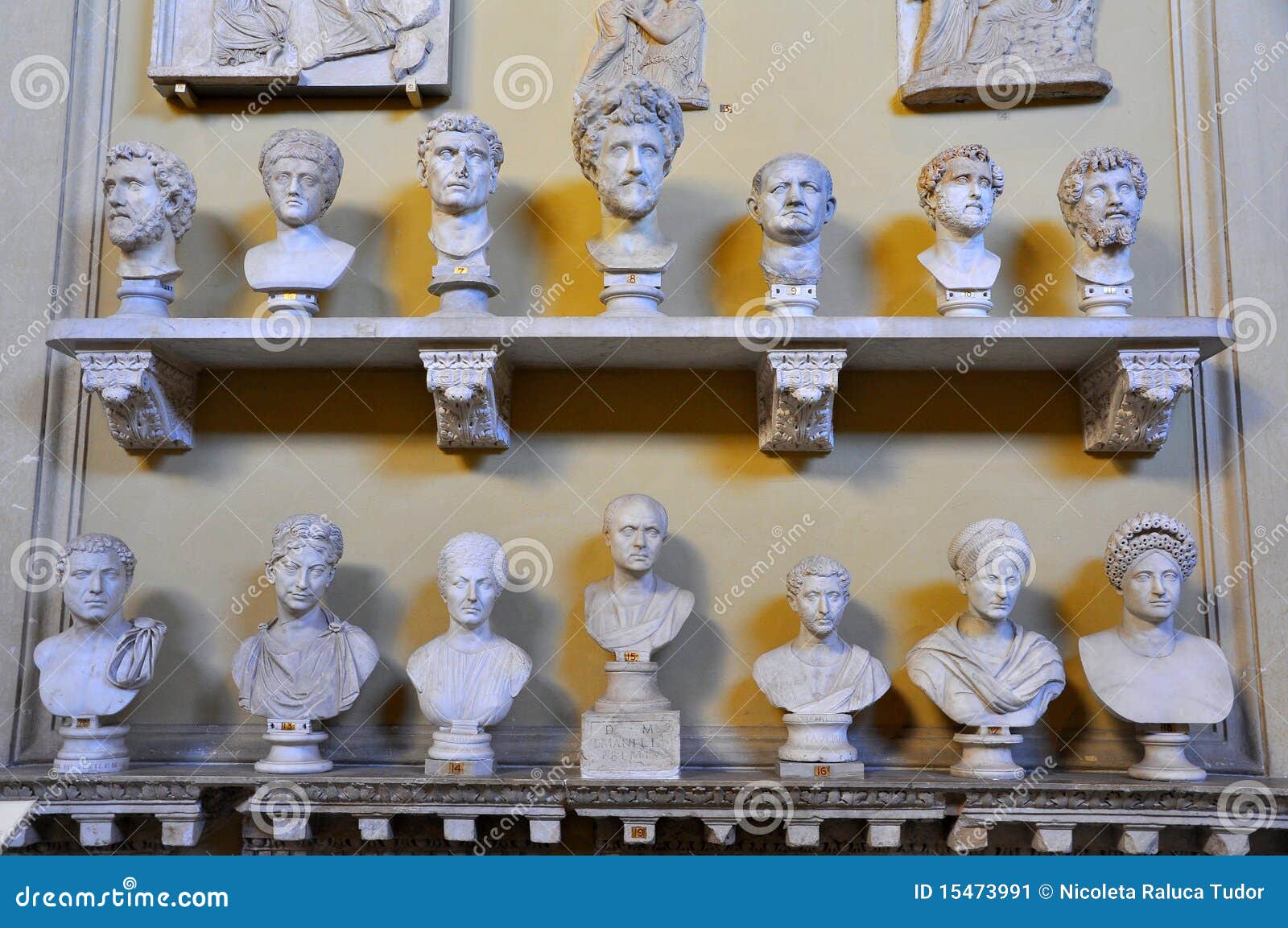 Statues At The Vatican Museum Stock Image Image 15473991