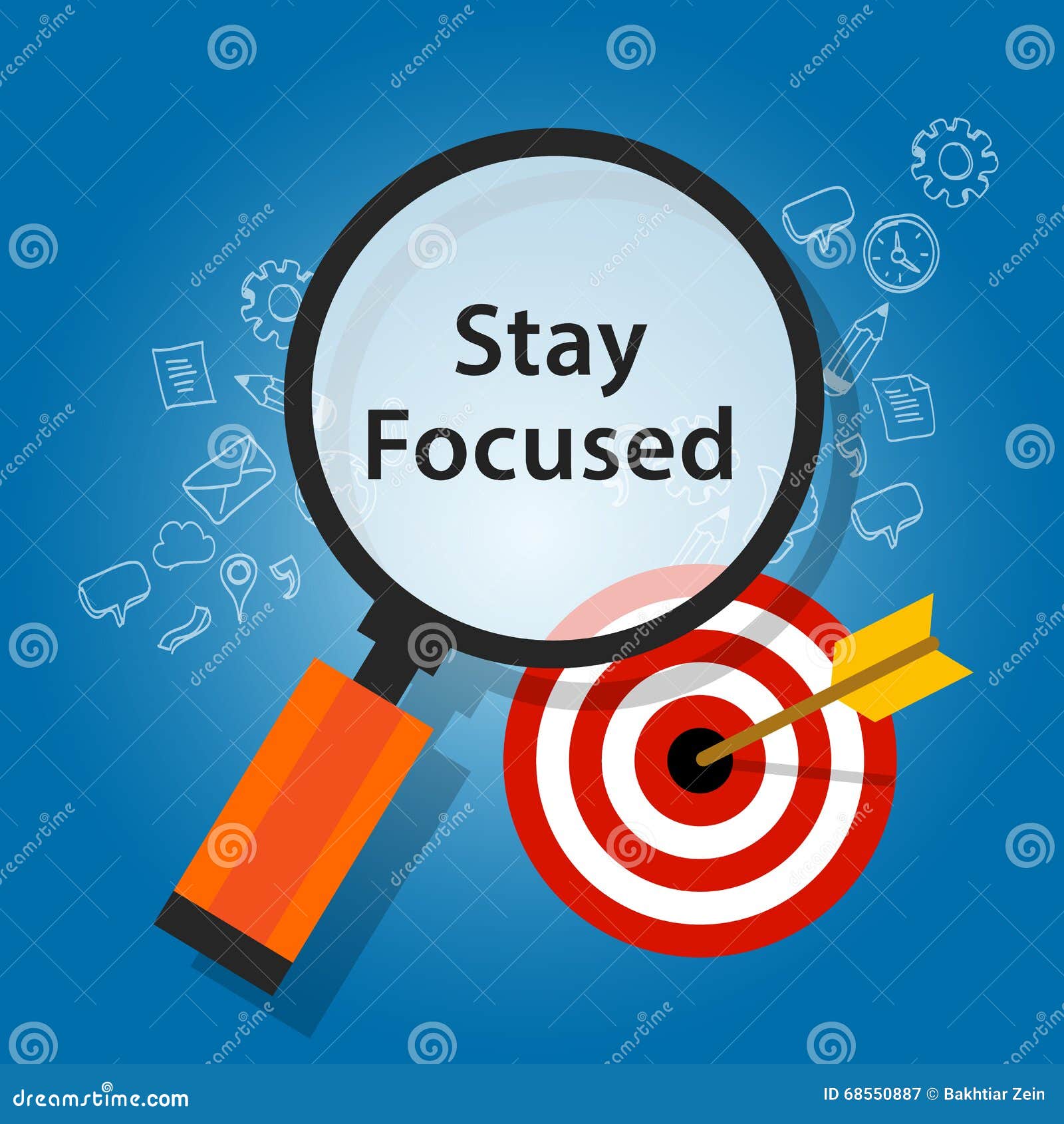 stay focused on target reminder goals