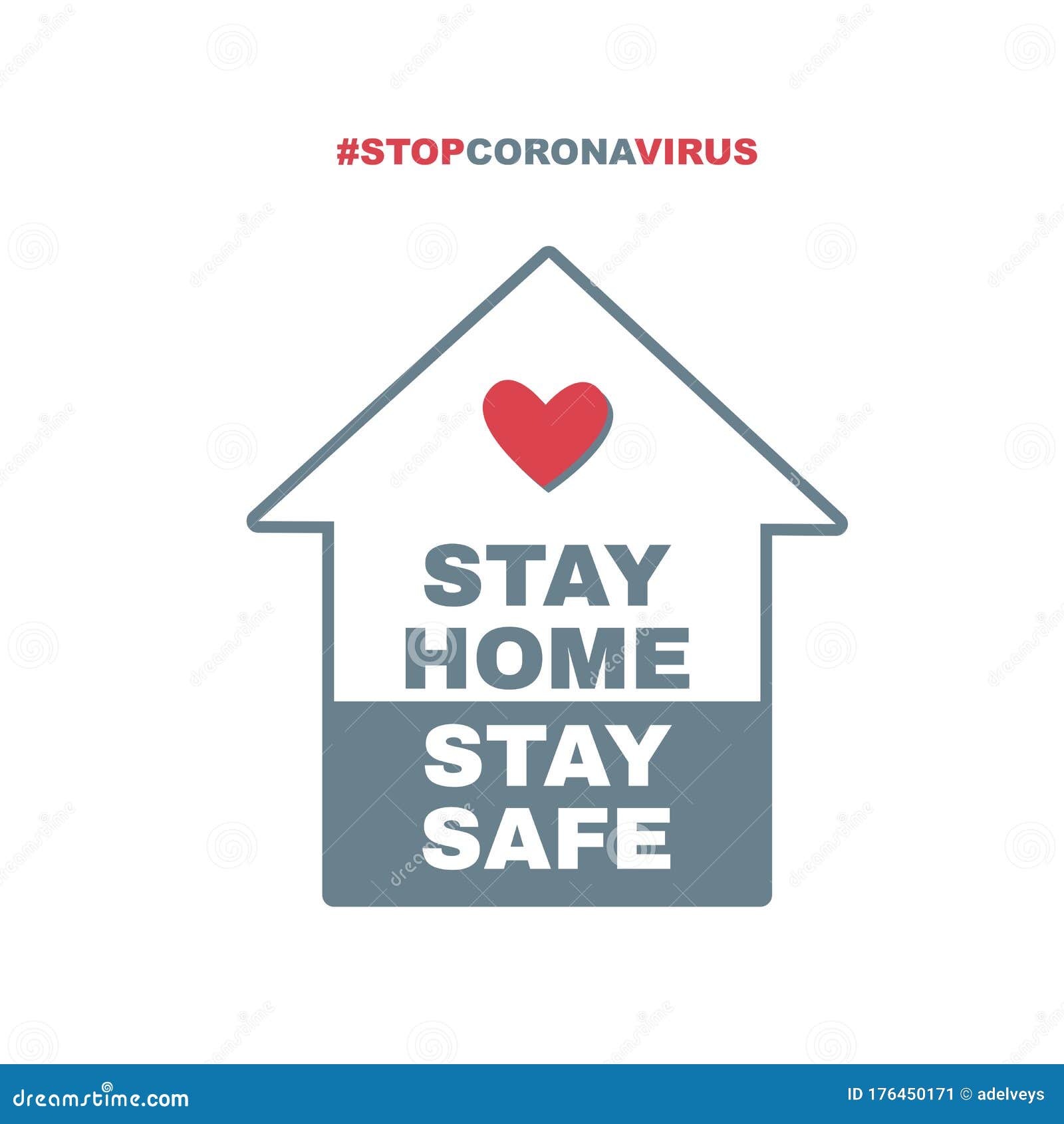 Stay Home, Stay Safe Hashtag. Stop Coronavirus. Quarantine Vector  Illustration Stock Vector - Illustration of virus, security: 176450171