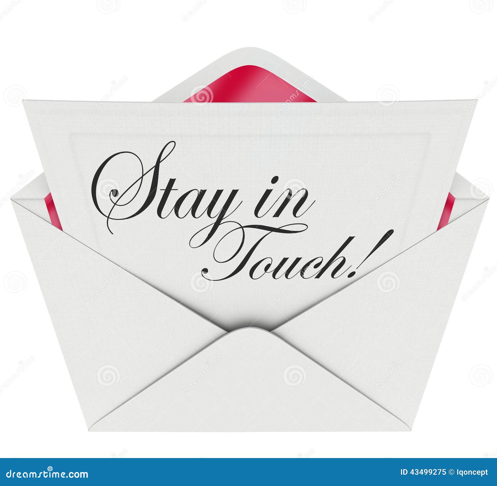 stay in touch letter communication keeping updated