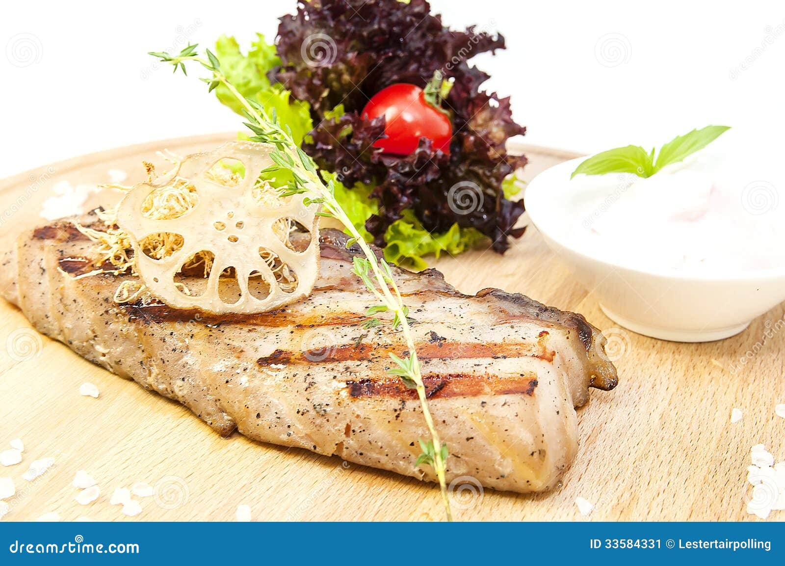 Steak catfish stock image. Image of barbeque, basil, meal 33584331
