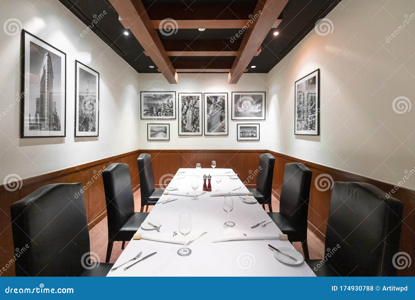 Steak House Restaurant Interior Design with Contemporary Luxury Furniture in New York Elegant Black Chairs. Editorial Stock Photo Image of club, furniture: 174930788 Steak House Restaurant Interior Design with Contemporary Luxury Furniture in New York Elegant Black Chairs. Editorial Stock Photo Image of club, furniture: 174930788