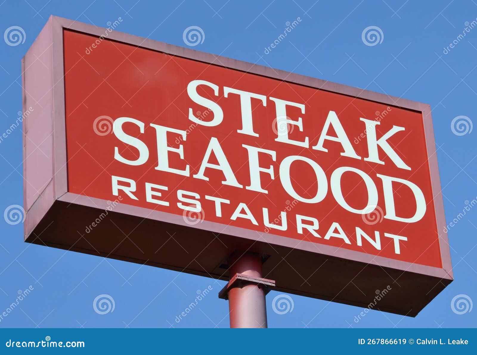 Steak and Seafood Restaurant Broiled and Fried Stock Image Image of