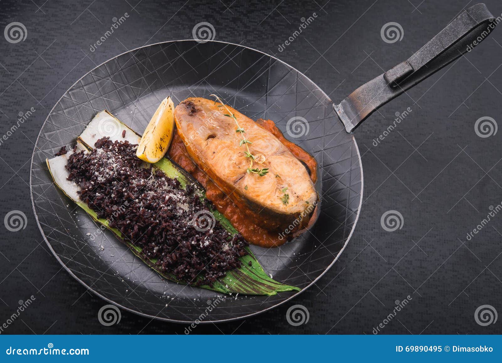 Steak trout stock image. Image of steak, trout, barbecue 69890495
