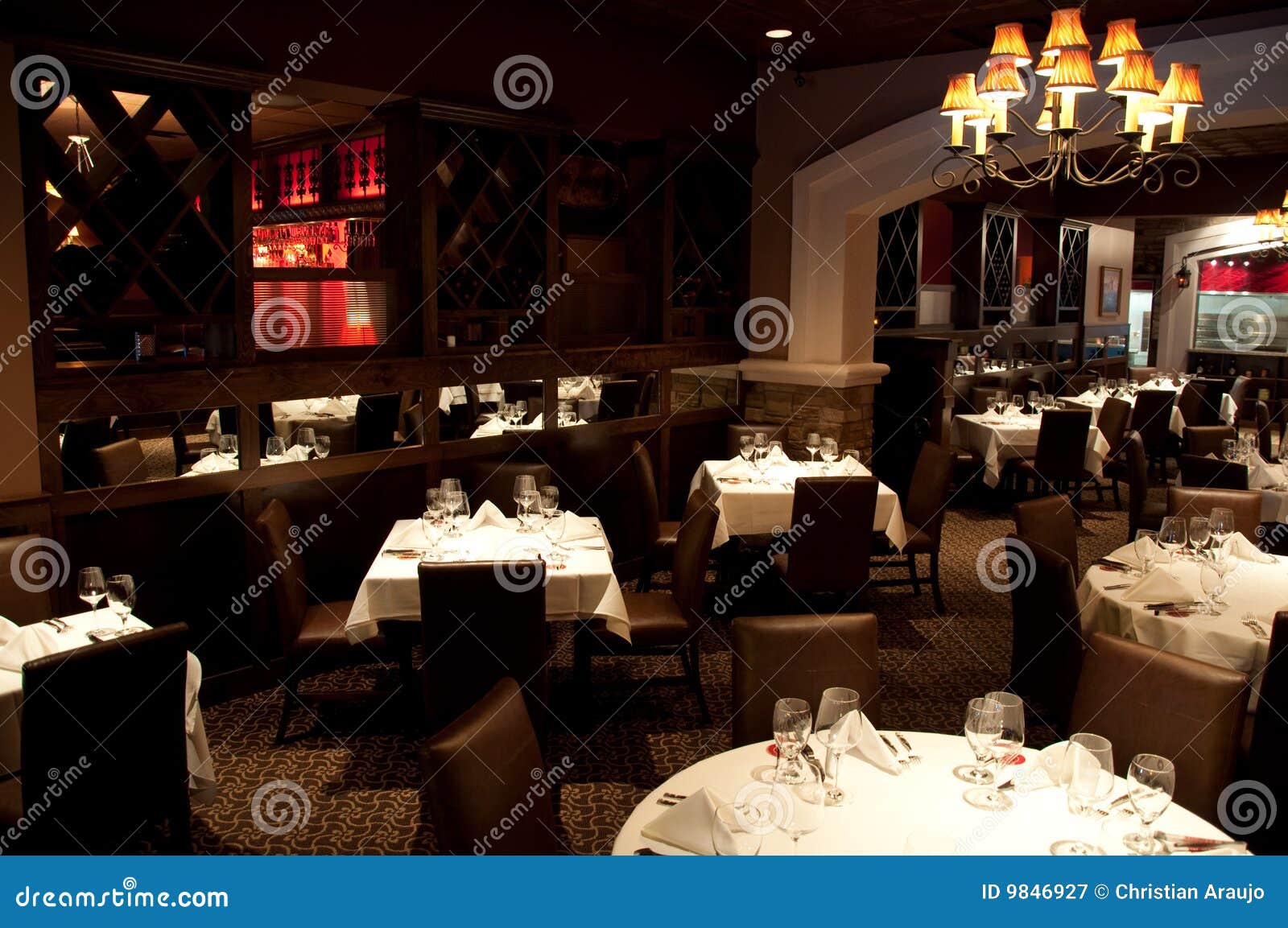 steakhouse dining room