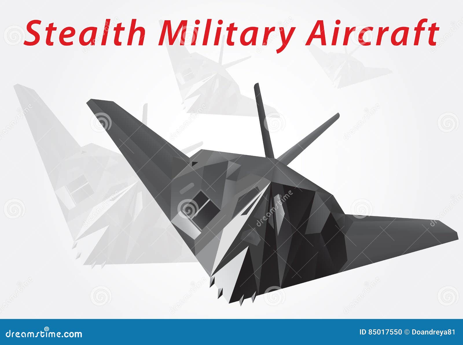 stealth military aircraft.  
