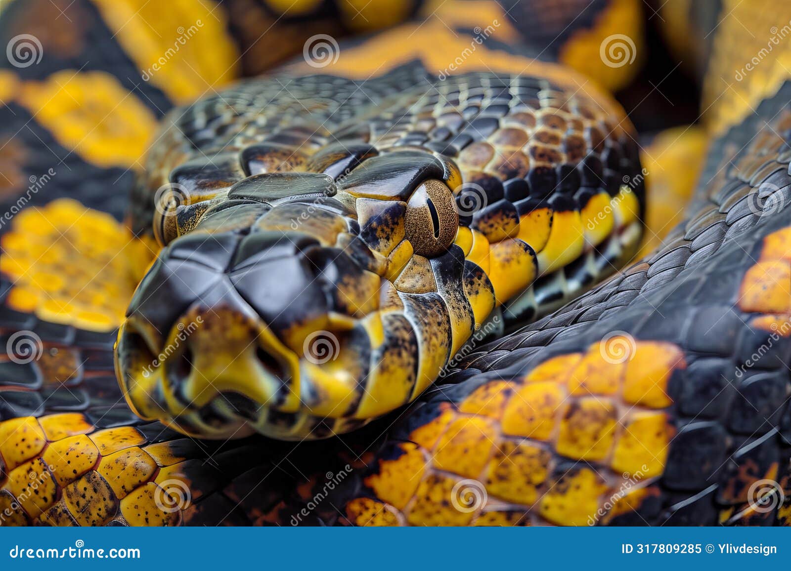 stealthy anaconda snake macro. generate ai