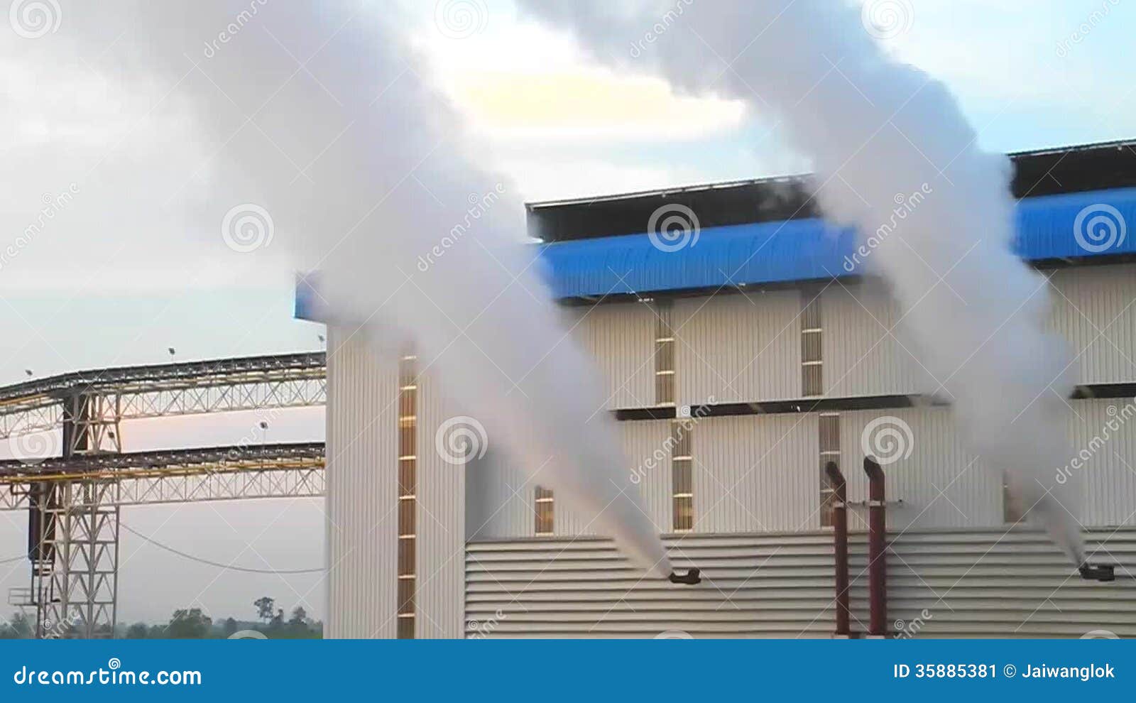 Steam blowing. stock video footage. Video of boiler, blowing 35885381