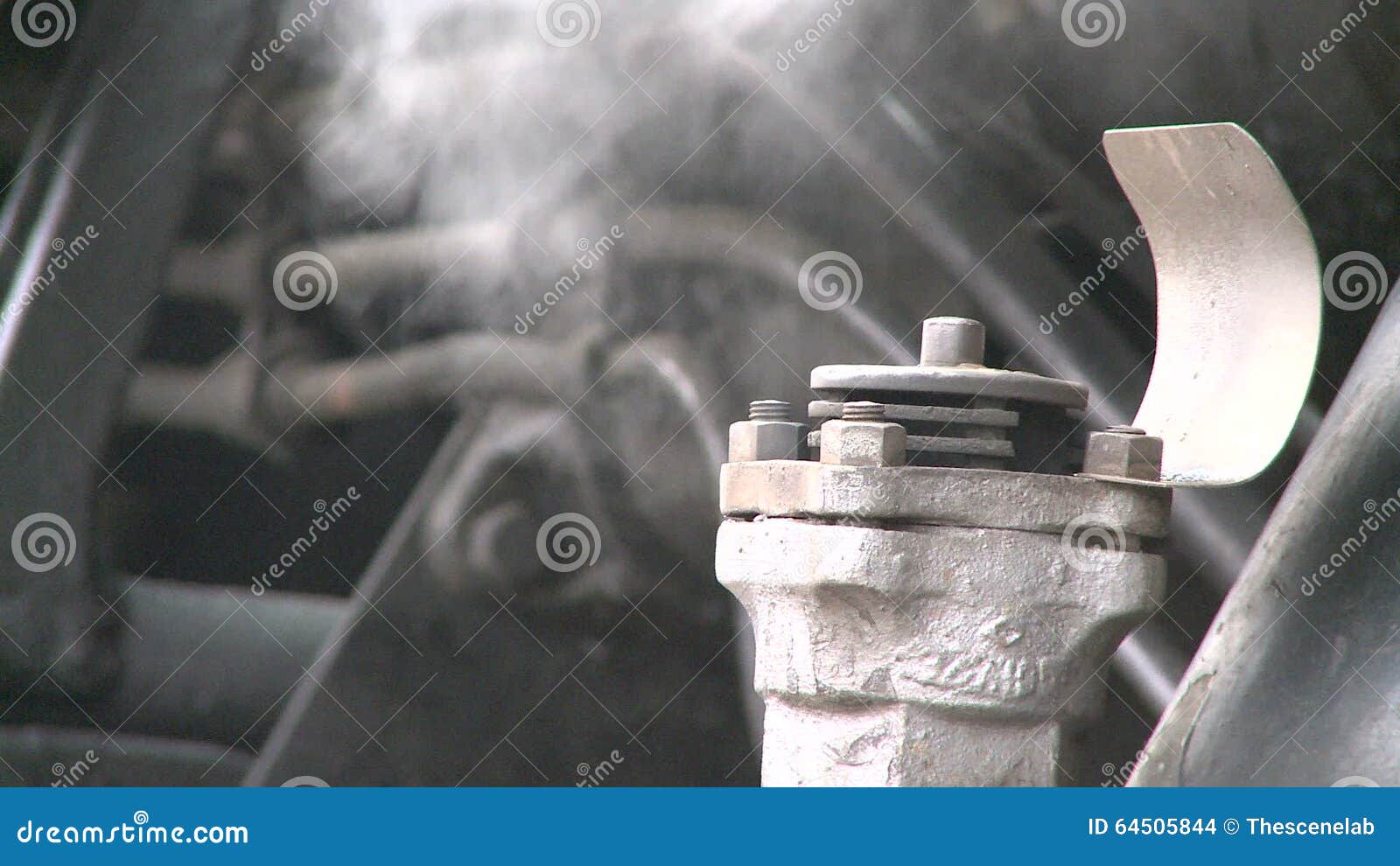 Steam Coming Out of Exhaust Pipe Stock Footage Video of sleeper