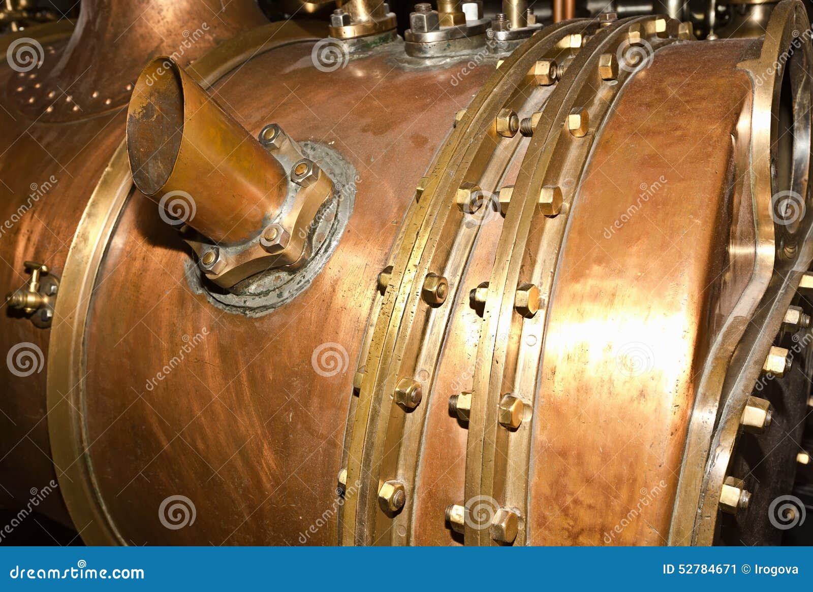 Steamengine cylinder, stock image. Image of steam, cylinder 52784671