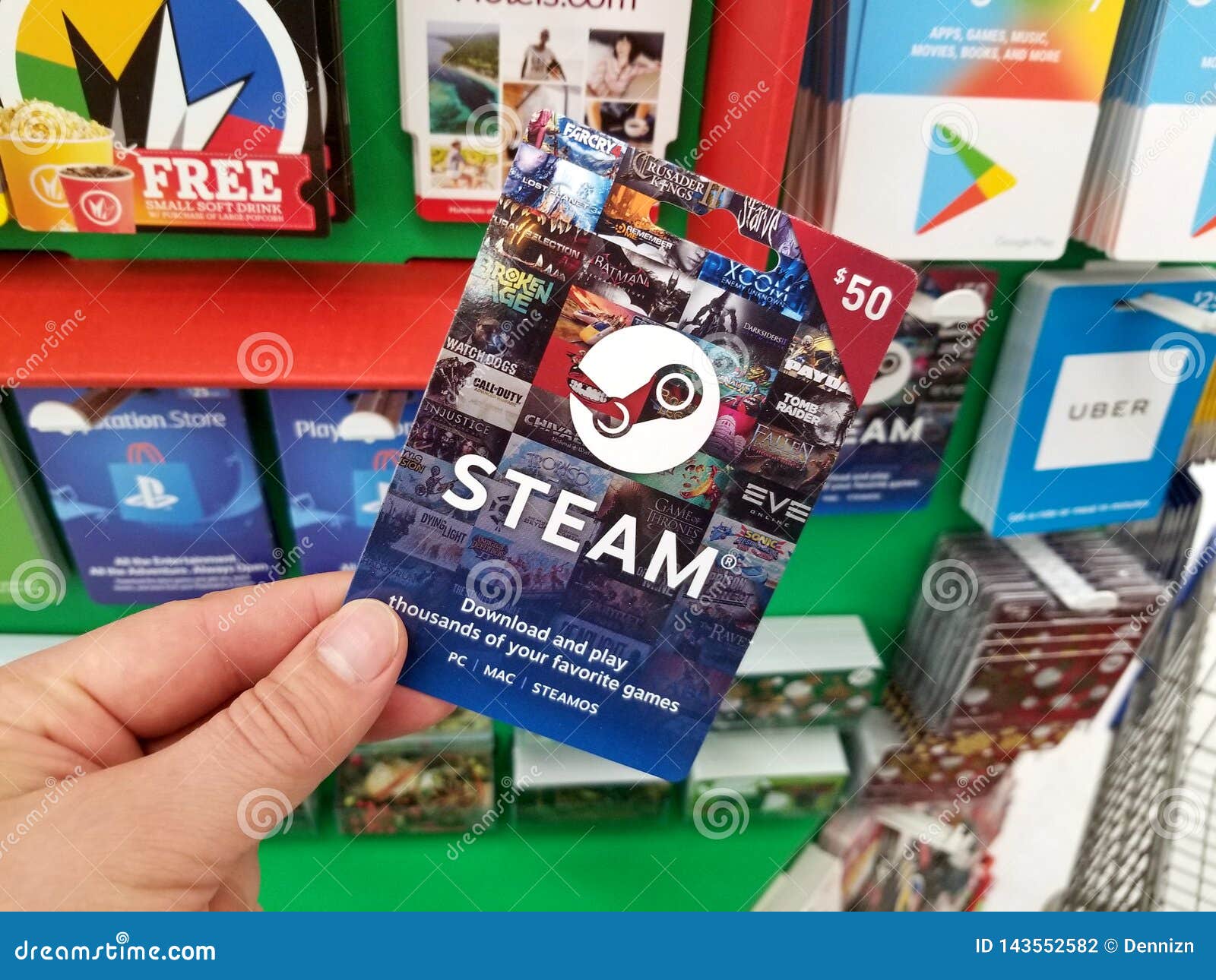 PC Game Cards, Steam Gift Cards