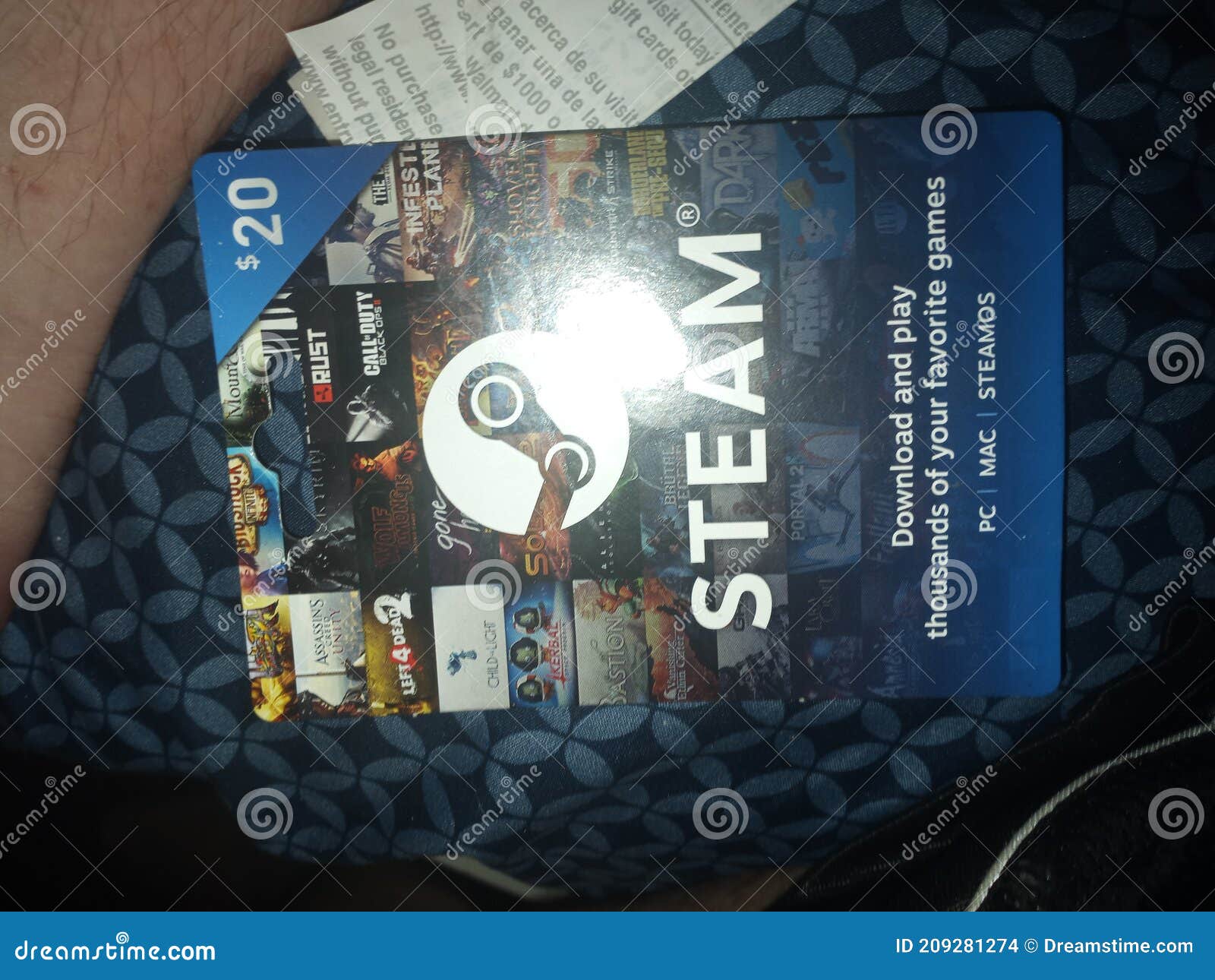 Gift Card Steam 20 Reais Brasil - Código Digital - Playce - Games