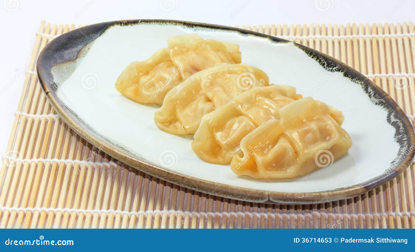 Steam Gyoza isolated stock image. Image of traditional 36714653