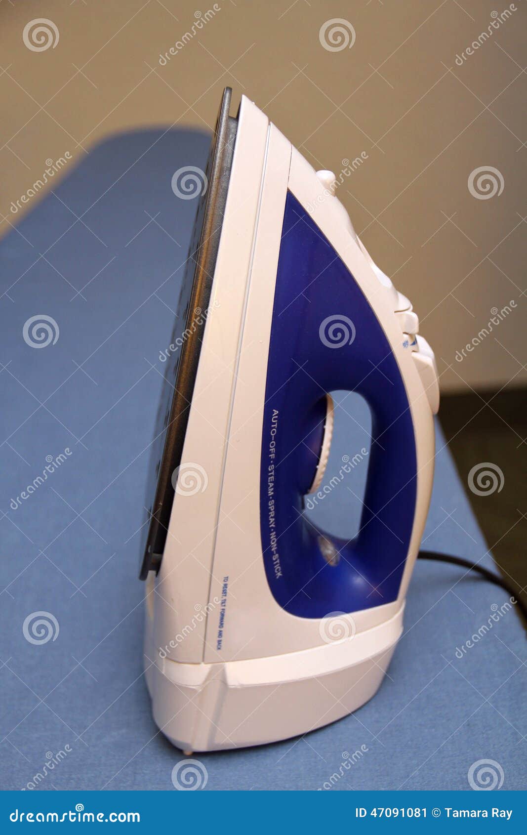 Steam Iron on Board stock image. Image of board, home 47091081