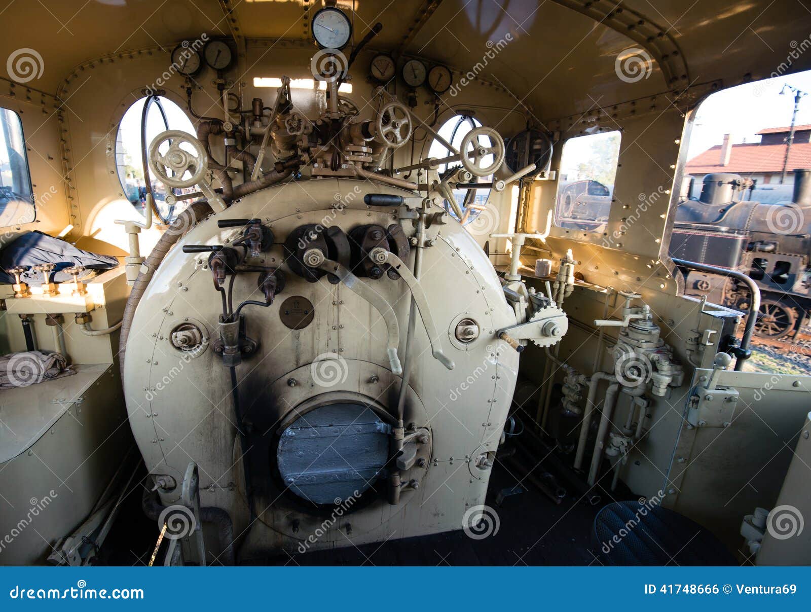 Steam Engine Room Stock Photo Image 41748666