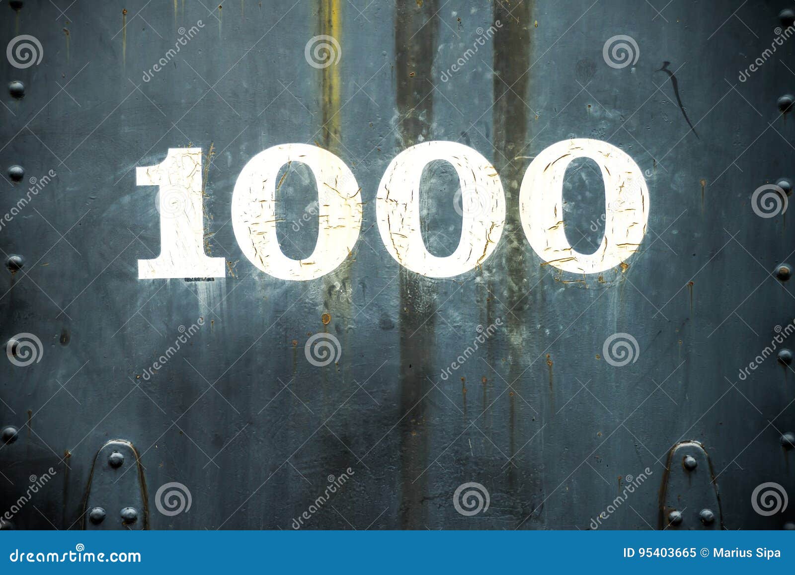 Steam Identification Number Stock Image Image of metal, transportation 95403665