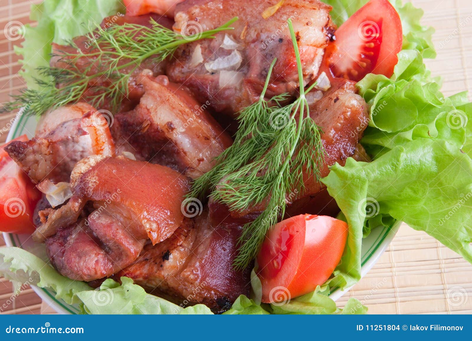 Steam meat stock photo. Image of meal, cooked, closeup 11251804