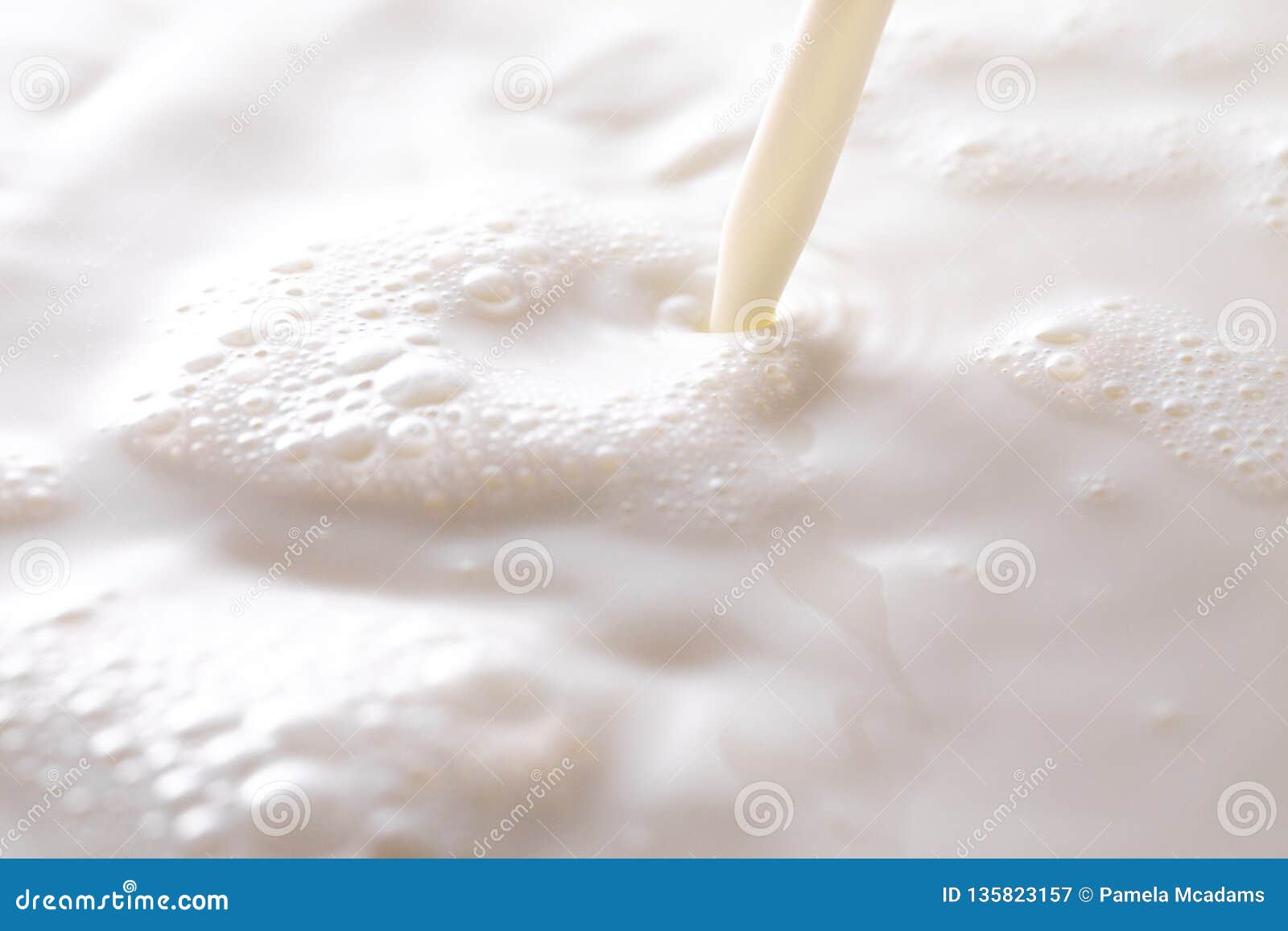 Steam of Milk Being Poured in a Bowl Milk Stock Image Image of dairy
