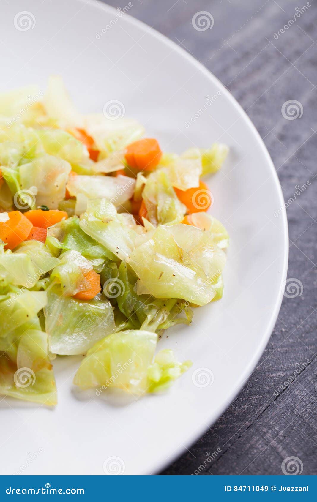 Steamed Carrots and Cabbage Stock Image Image of cabbage, filling