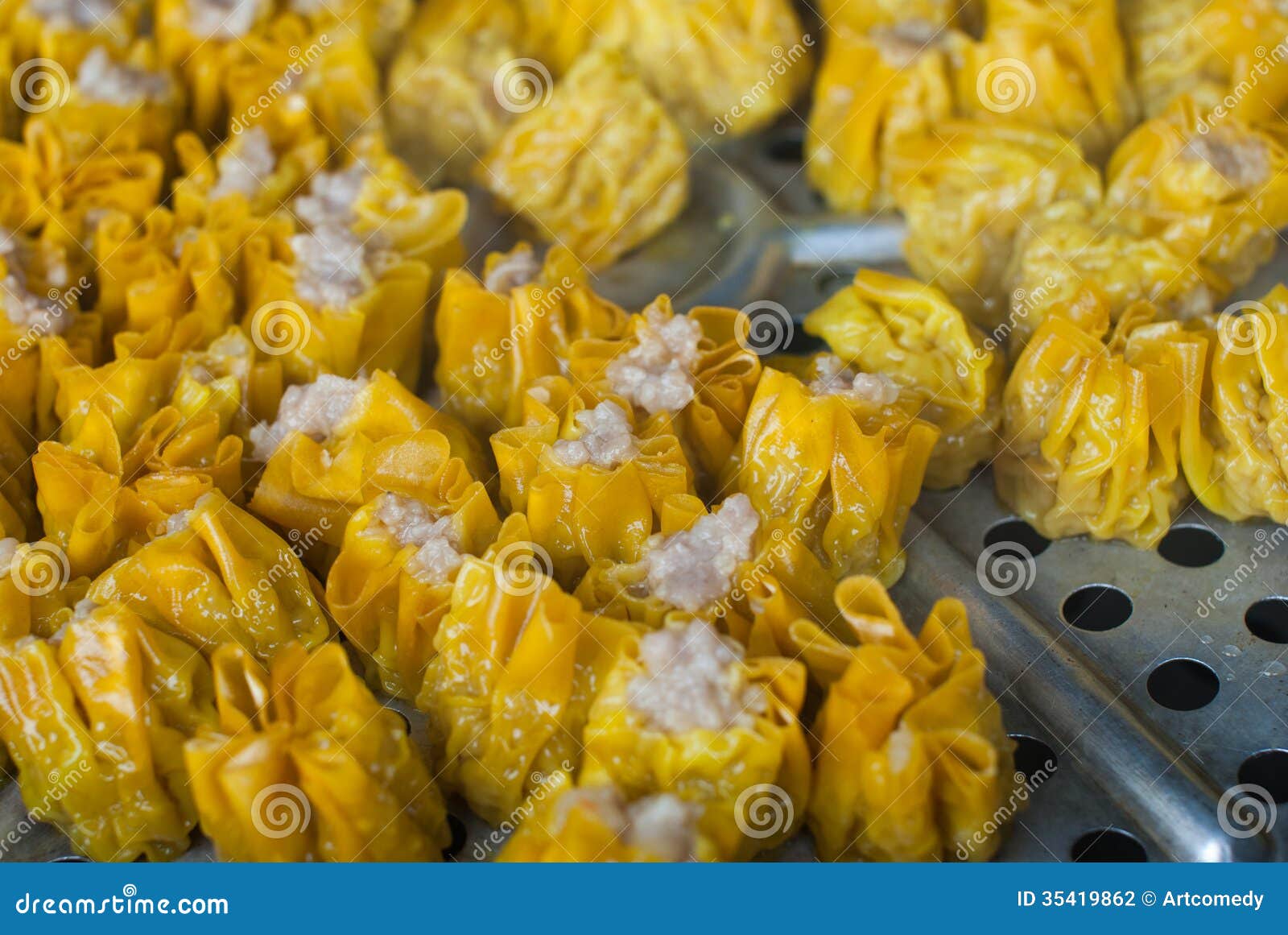 Steamed Dumpling in a Steamed Oven Stock Photo Image of white, travel