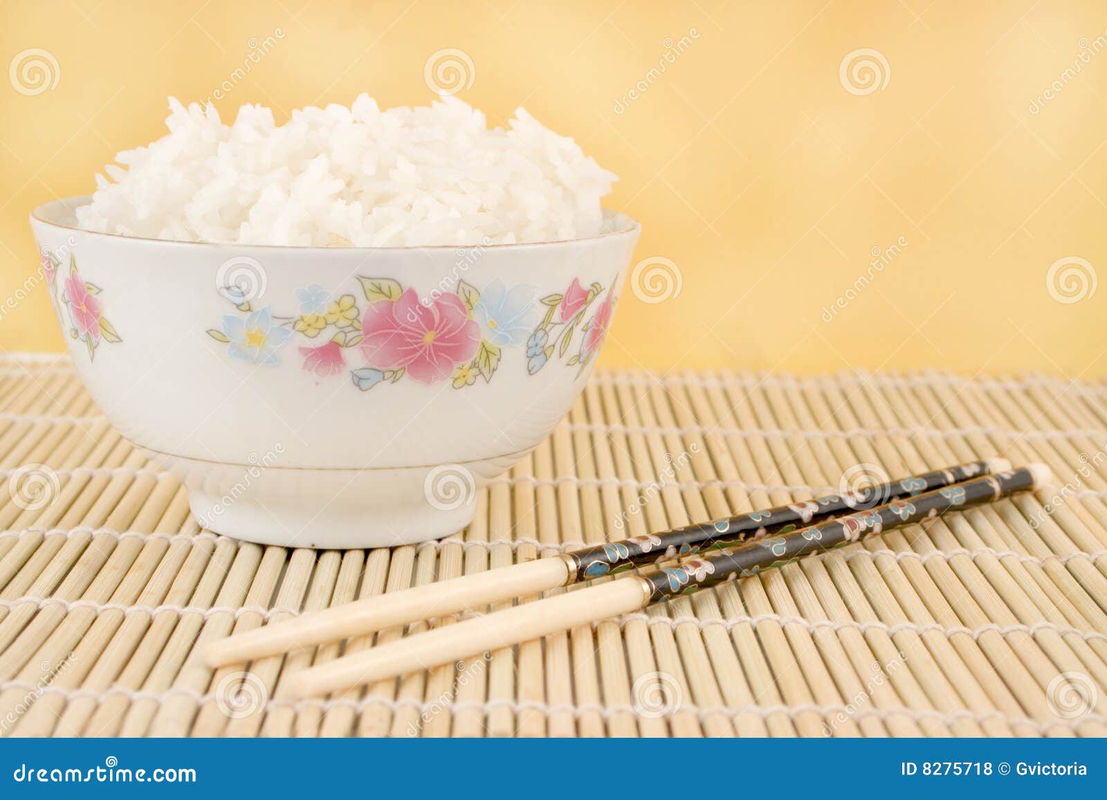 Steamed white rice stock photo. Image of white, restaurant 8275718