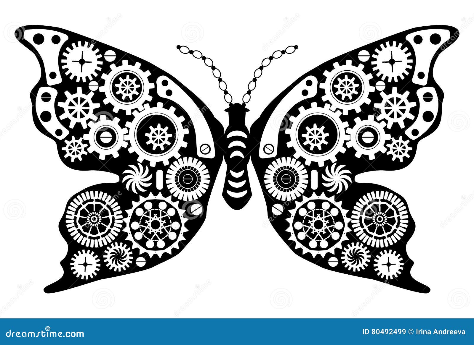 Steampunk Butterfly Tattoo Design WIP by IlccEyren  Fur Affinity dot net