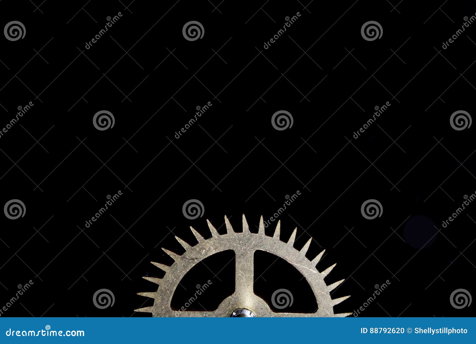 Steampunk Clock Cogs on Black Background Stock Photo Image of antique