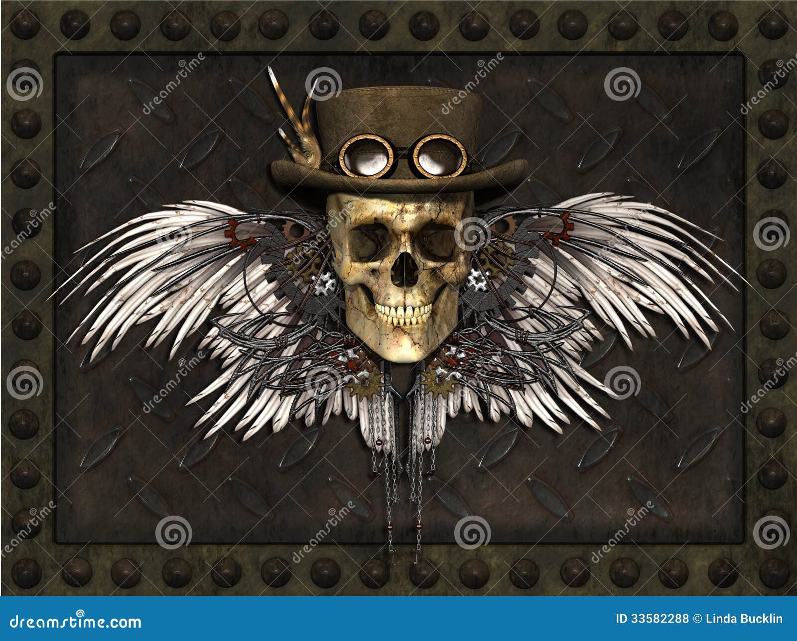 skeleton steampunk