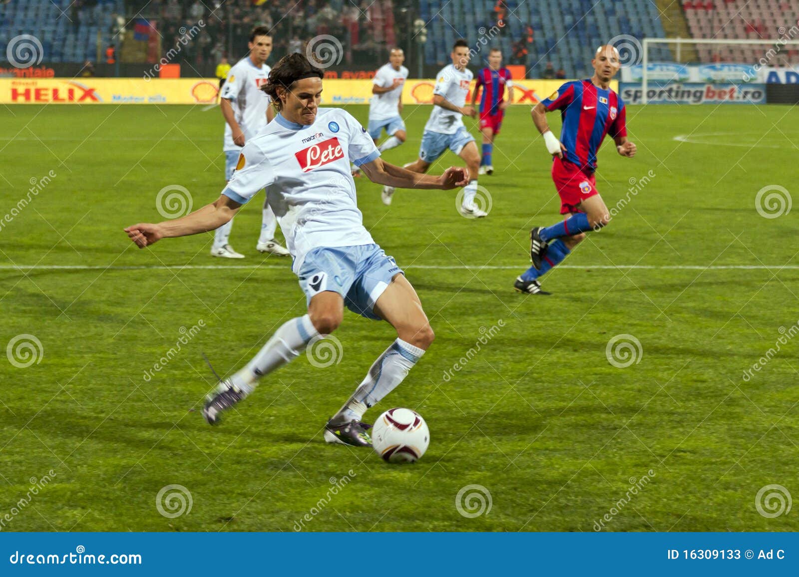 Steaua Bucharest Footballers Editorial Photography - Image of