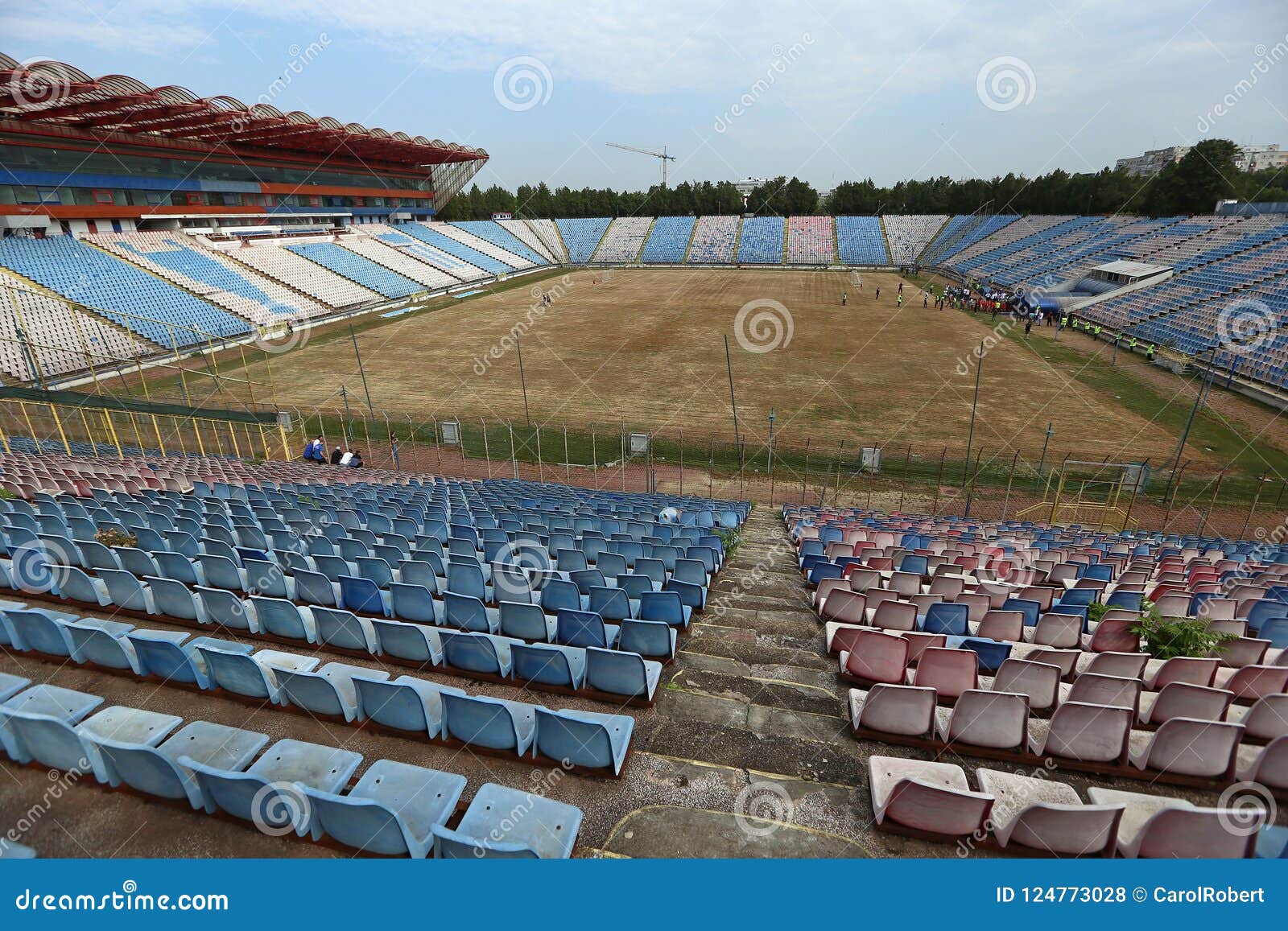 STEAUA BUCHAREST STADIUM BEFORE DEMOLITION Editorial Stock Photo - Image of demolition, football: 124773028