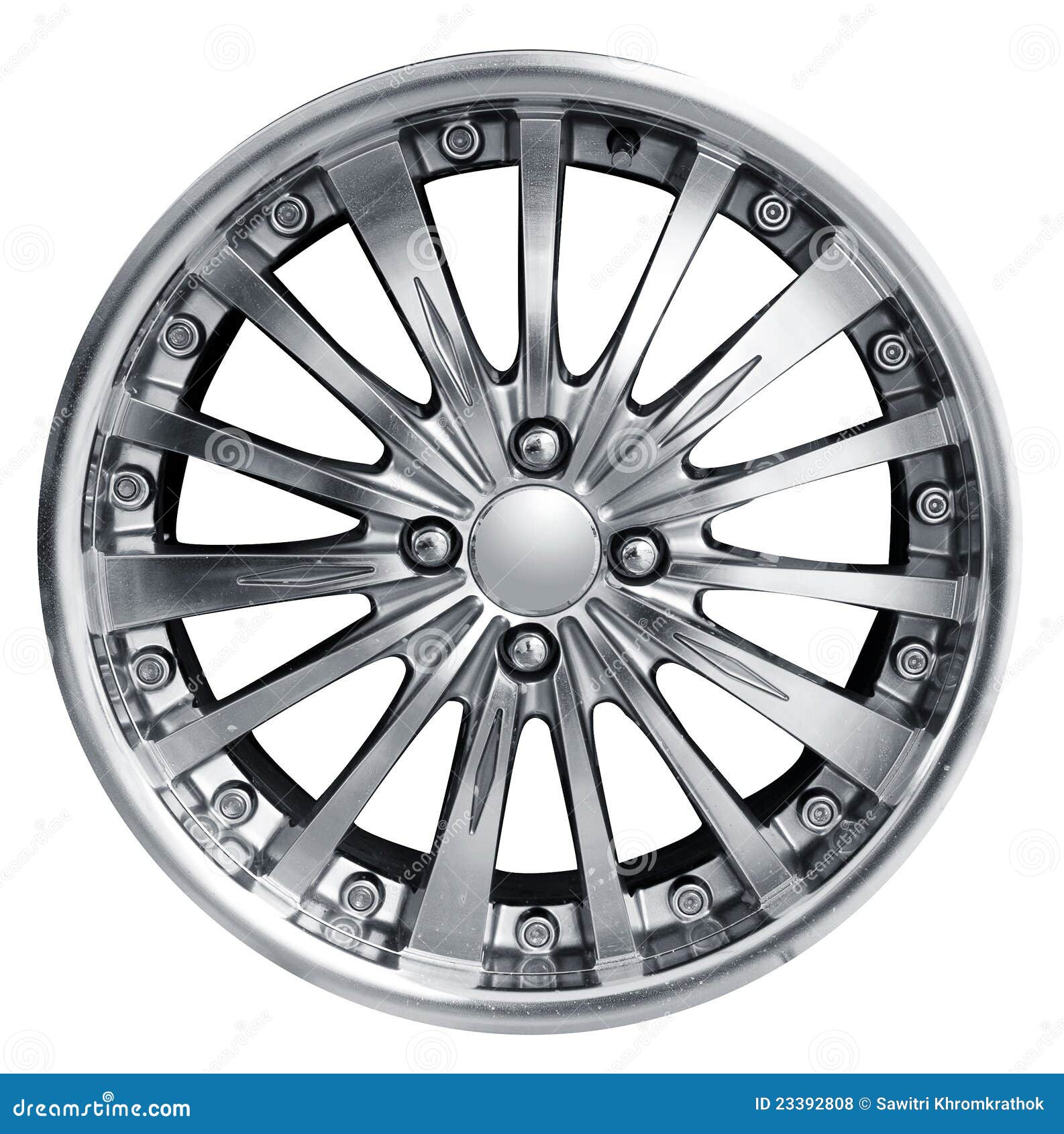 Steel alloy car rim stock photo. Image of alloy, race 23392808