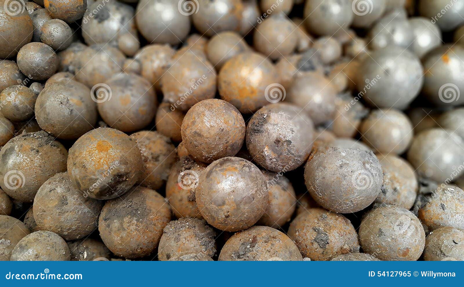 Steel balls stock image. Image of esferic, mill, sferic 54127965