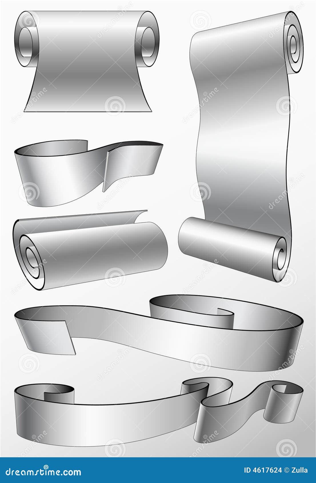 Steel Banners Stock Images - Image: 4617624