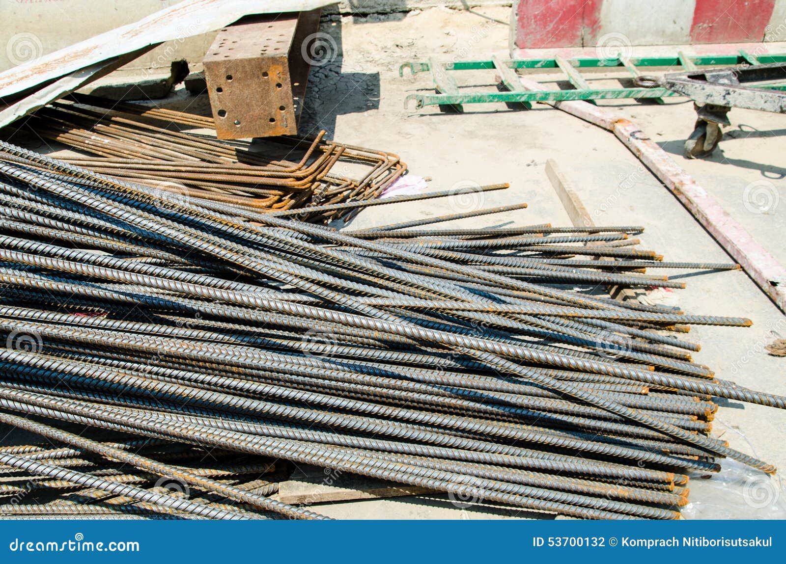 Steel Bar stock photo. Image of wire, industry, rusting 53700132