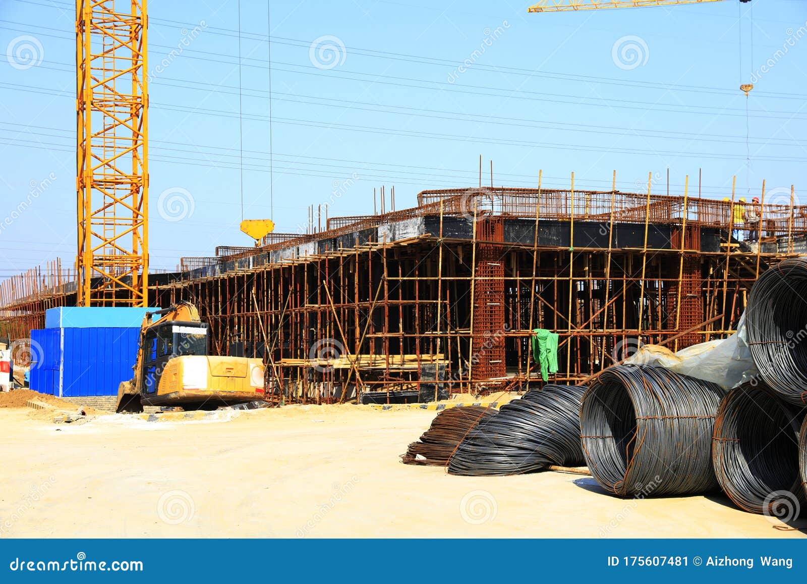 The steel bar stock image. Image of metal, hard, reinforcement 175607481