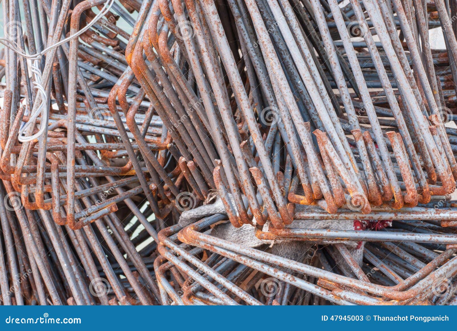 Steel Bar on Construction Site Stock Image Image of abstract
