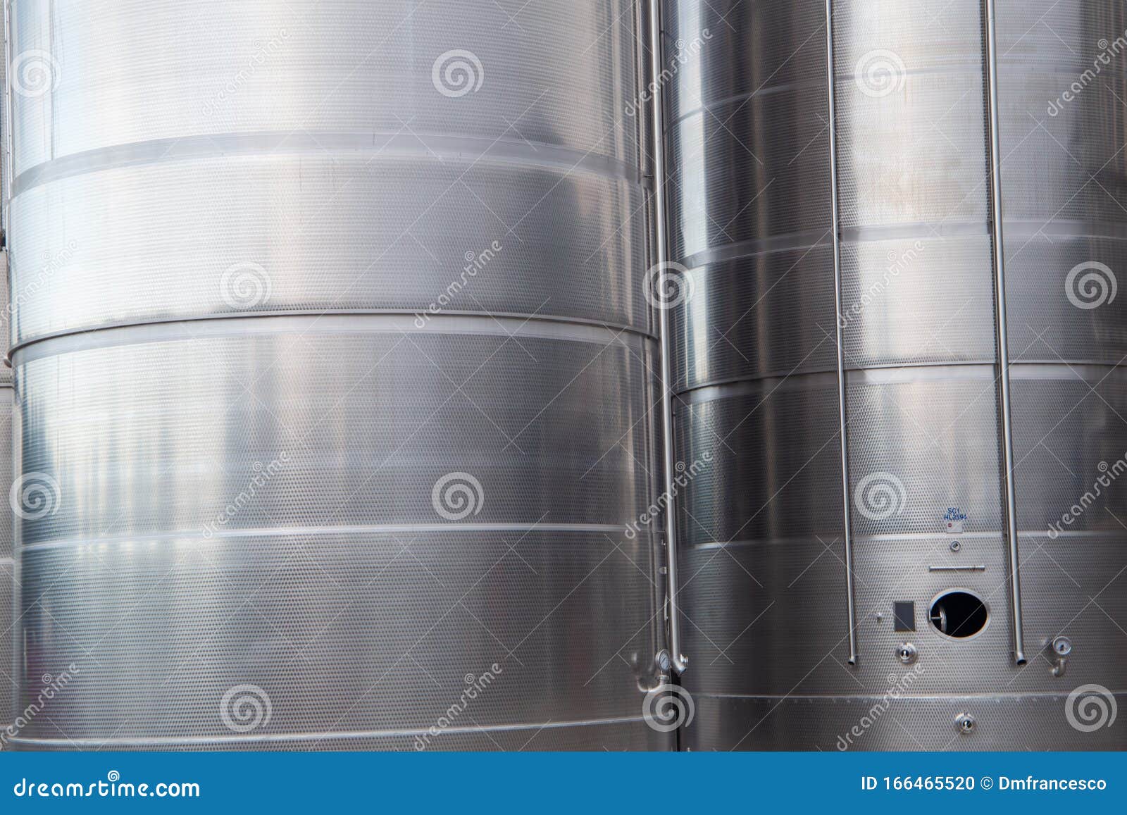 Steel Barrels for Vine Preservation Stock Photo Image of metal, drink
