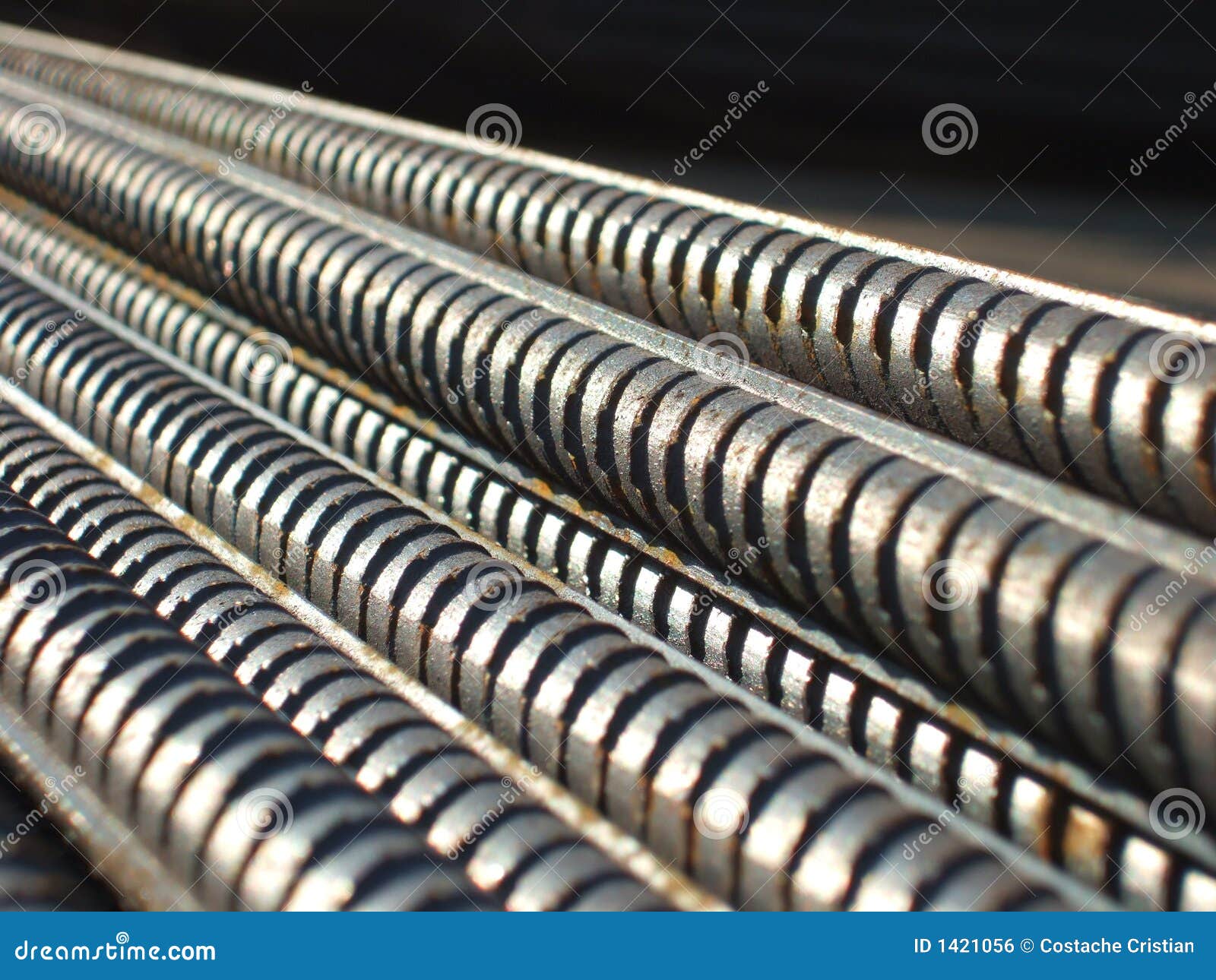 Steel bars 2 stock photo. Image of lines, rust, concete 1421056