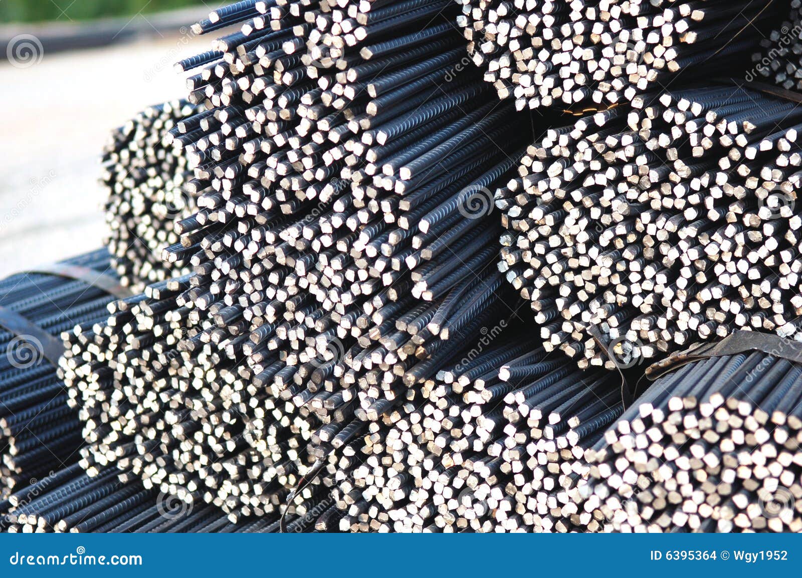 Steel bars stock photo. Image of architecture, rail, metal 6395364