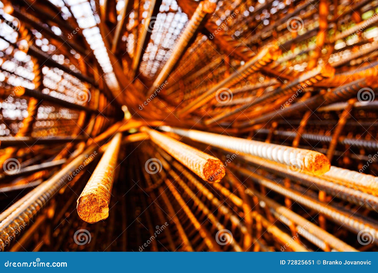 Steel bars construction stock image. Image of material 72825651