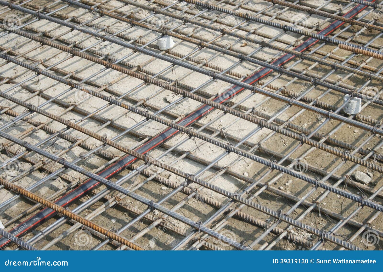 Steel Bars Mesh Reinforcement Stock Photo - Image of mesh, strength ...