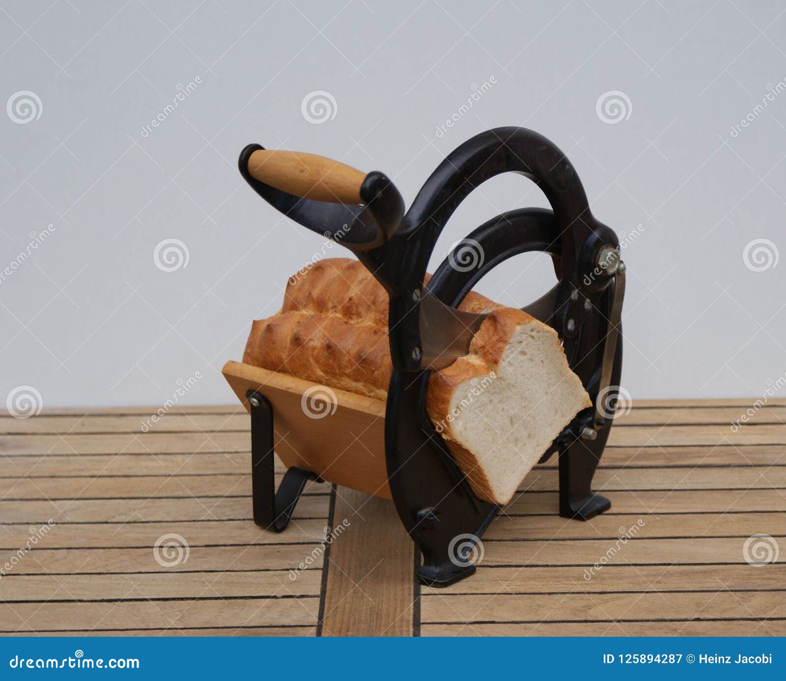 Vintage Danish Bread Slicer with a Danish White Bread Stock Image - Image  of manual, kitchen: 125894287