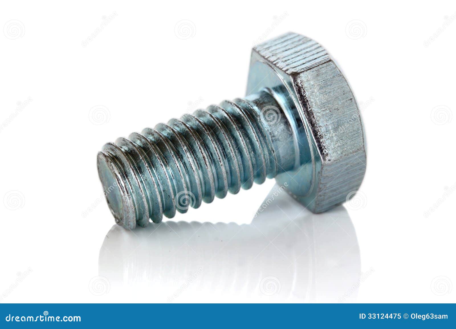 Steel bolt. stock image. Image of steel, brass, bolt 33124475