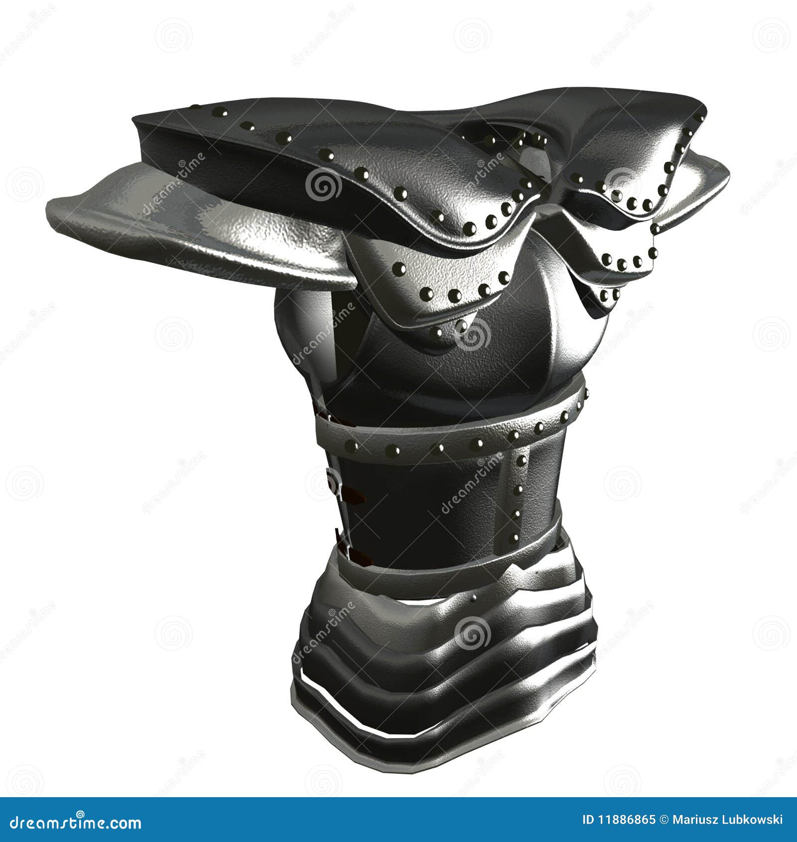 Iron Breastplate RoyaltyFree Illustration 11886930