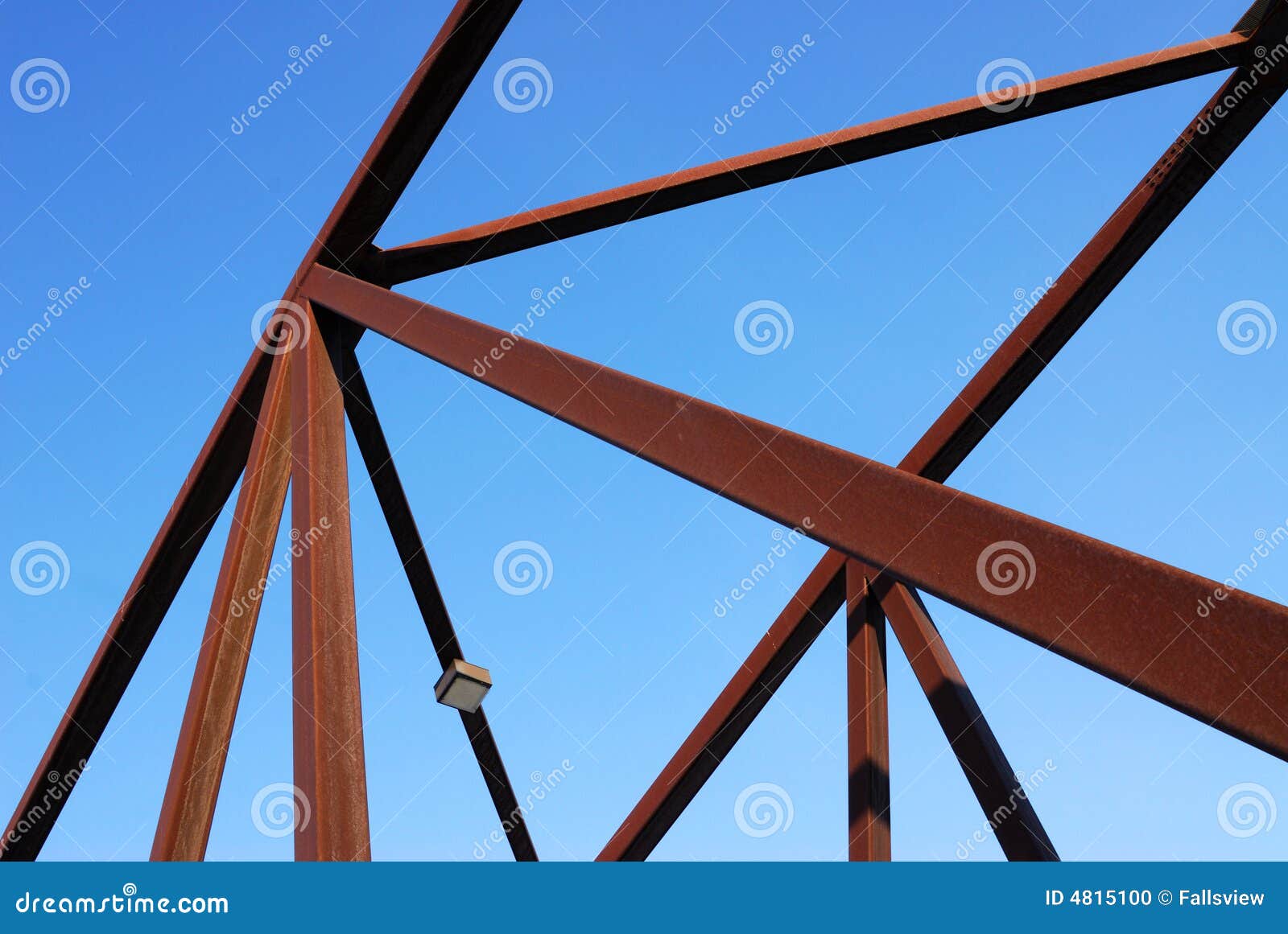 Steel bridge structure stock photo. Image of constructure 4815100