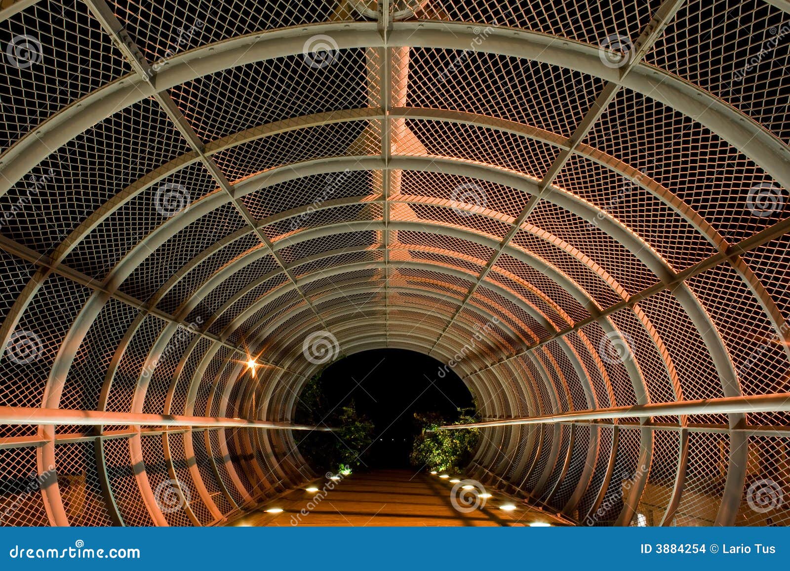 Steel bridge tunnel stock photo. Image of metallic, construction 3884254