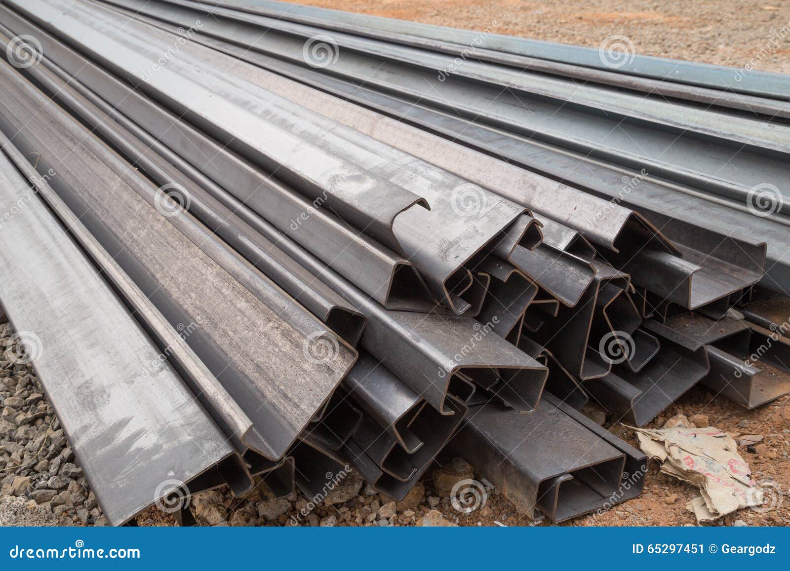 Steel Bar C Shape Metal Steel Stock Photo 1261268002