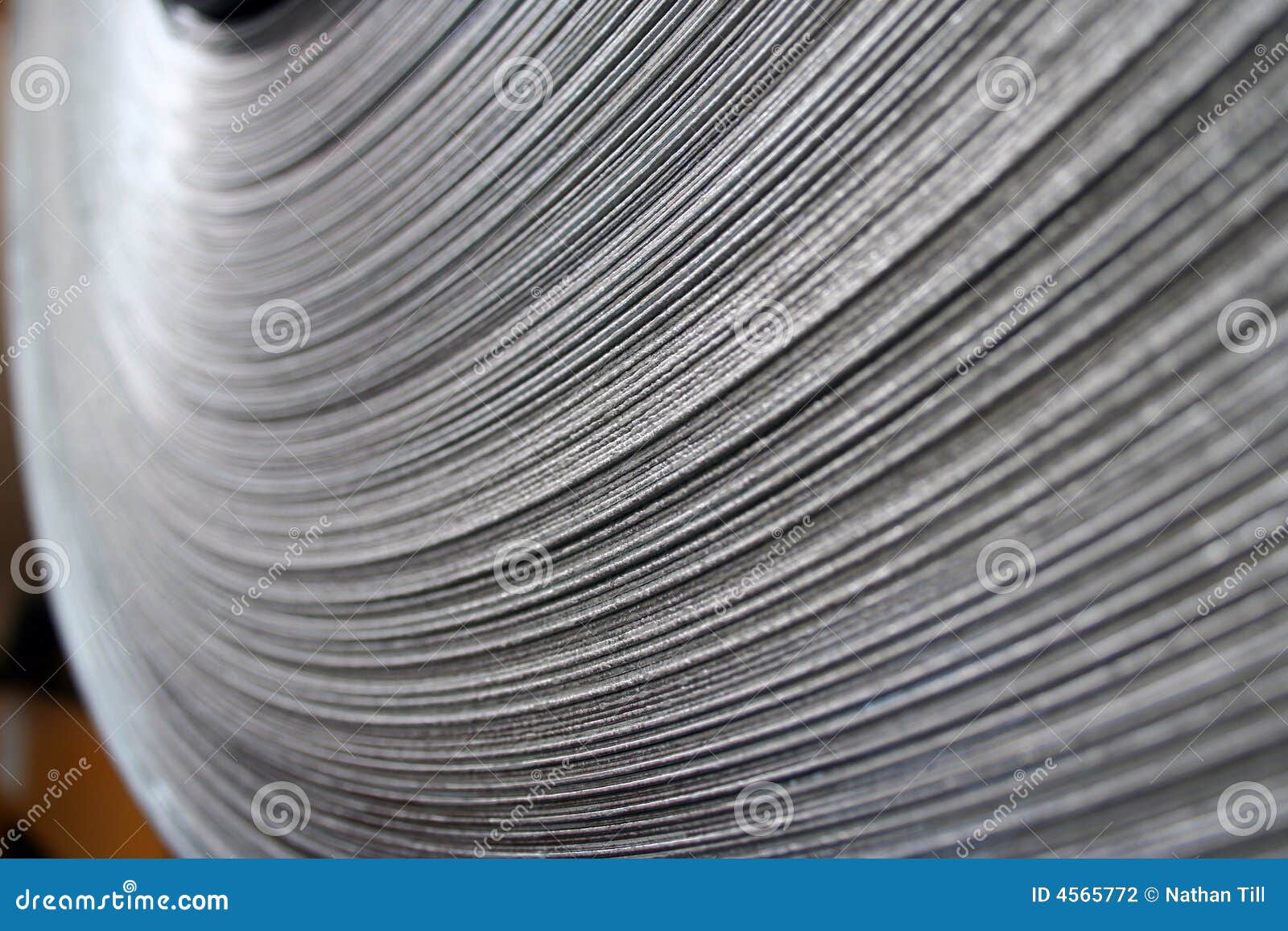 steel coil close-up