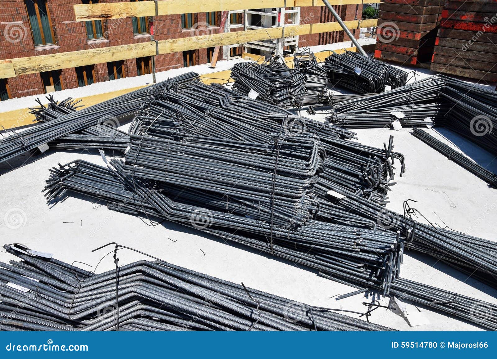 Steel Construction Materials Stock Photo Image of project, exterior